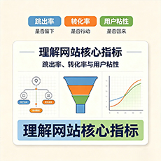 息烽建站-理解网站核心指标：跳出率、转化率与用户粘性