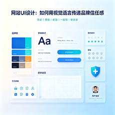 贵阳建站-网站UI设计：如何用视觉语言传递品牌信任感