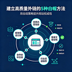 贵阳建站-建立高质量外链的5种白帽方法